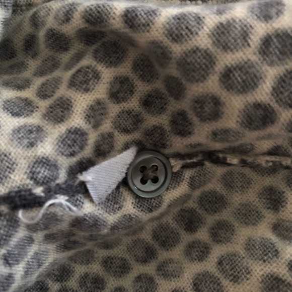 J crew polka dot 100% merino wool cardigan XS - Picture 8 of 9